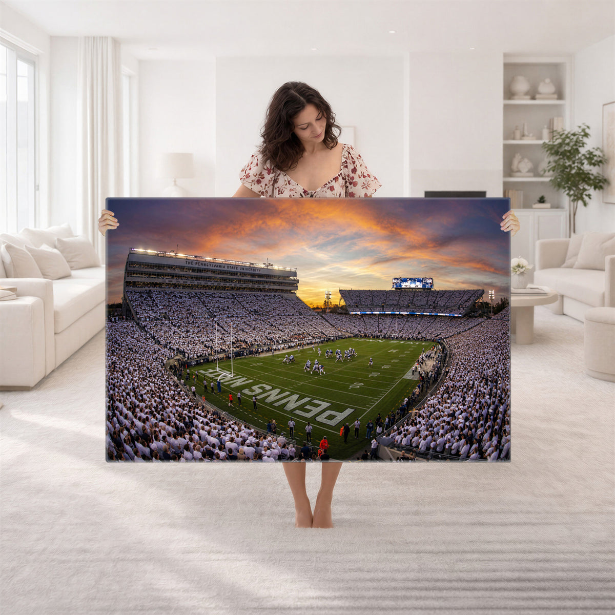 37485833-MGV-CV-36X24 - Stadium Wall Art Canvas Print