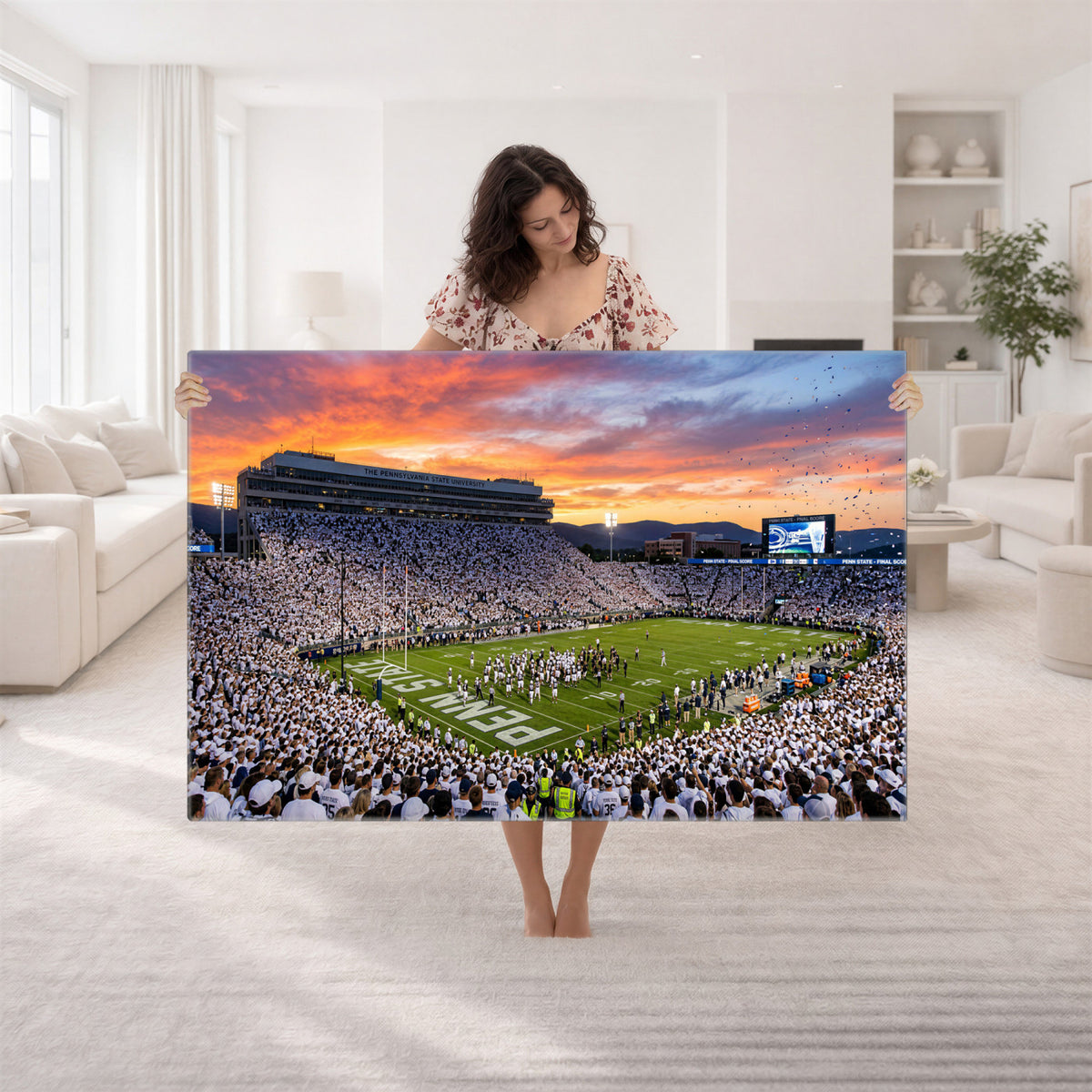 37057330-MGV-CV-36X24 - Stadium Wall Art Canvas Print