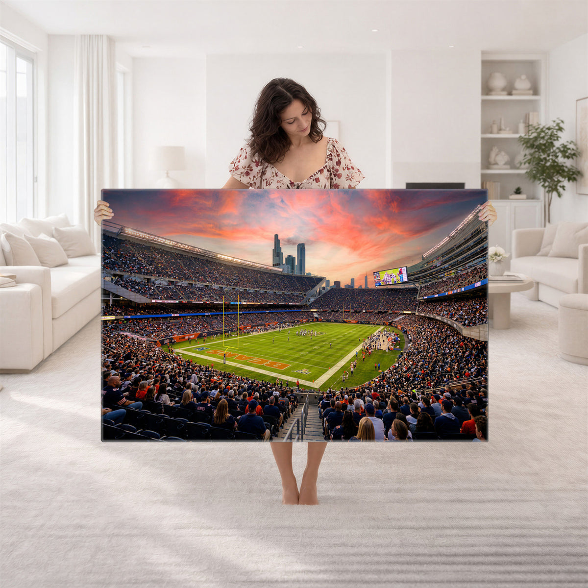 38873544-MGV-CV-36X24 - Stadium Wall Art Canvas Print