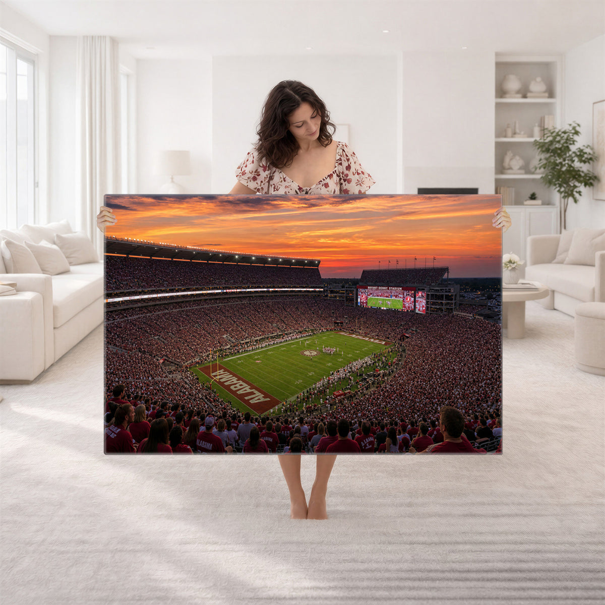91782096-MGV-CV-36X24 - Stadium Wall Art Canvas Print