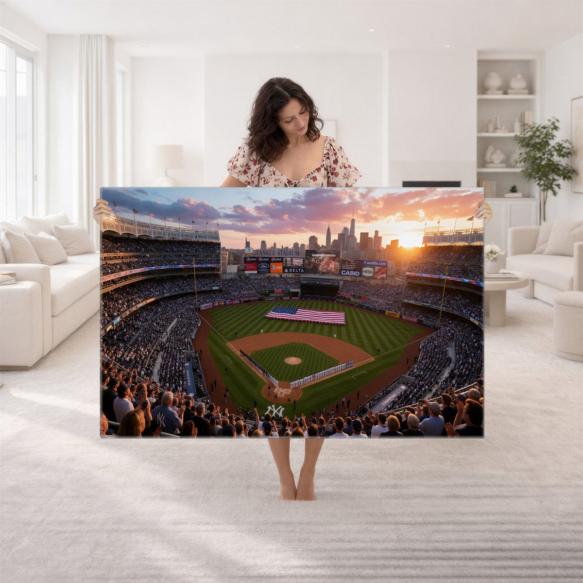 43632742-MGV-CV-36X24 - Stadium Wall Art Canvas Print