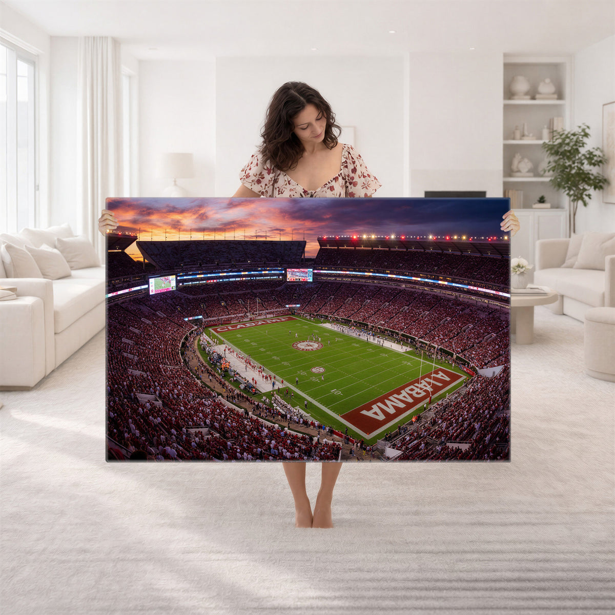 59537492-MGV-CV-36X24 - Stadium Wall Art Canvas Print