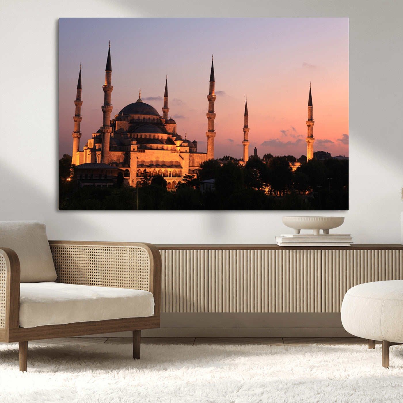 -Wall Art Turkey Istanbul Skyline Canvas Print