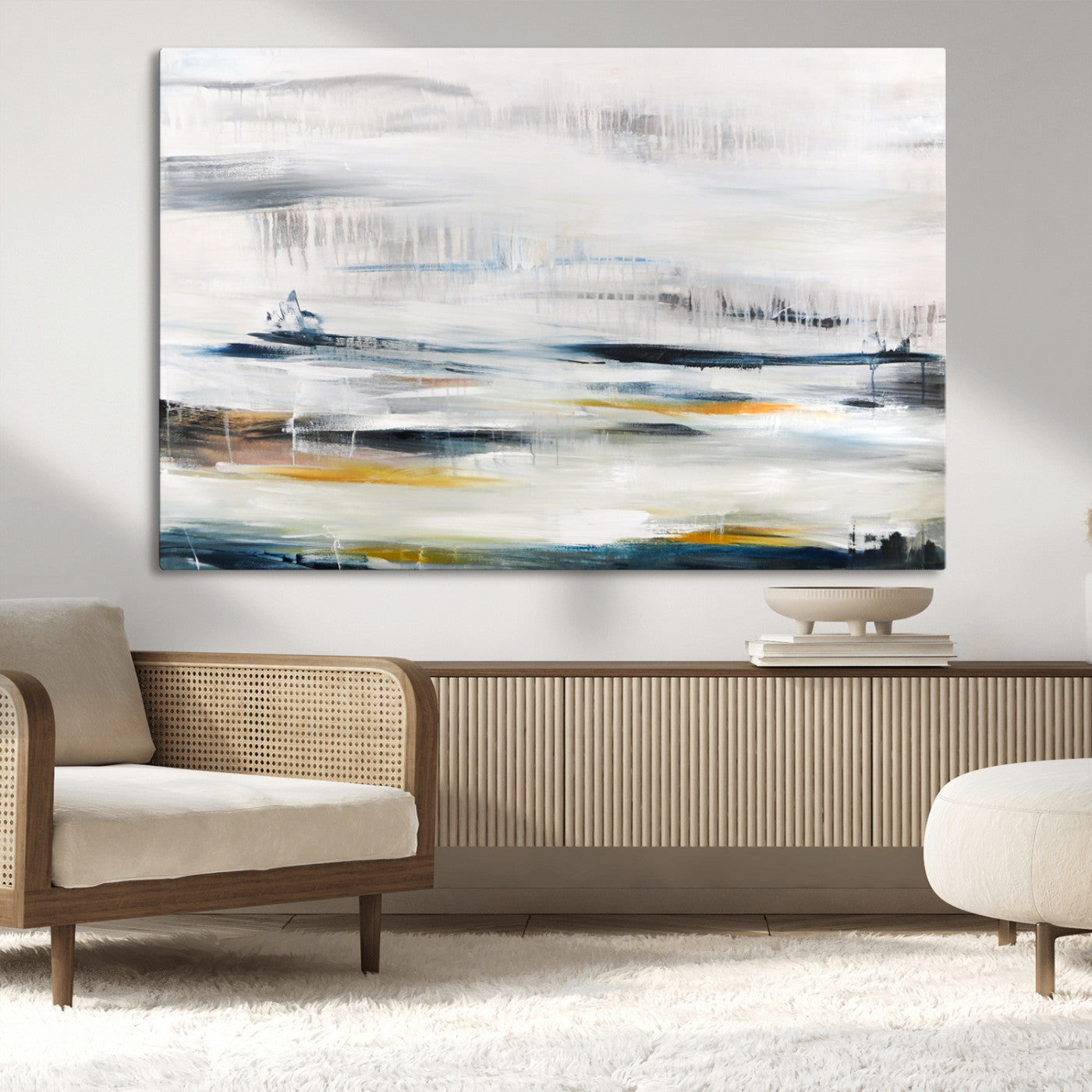 74932-MGV-CV-36X24-Soft Color Abstract Canvas Print