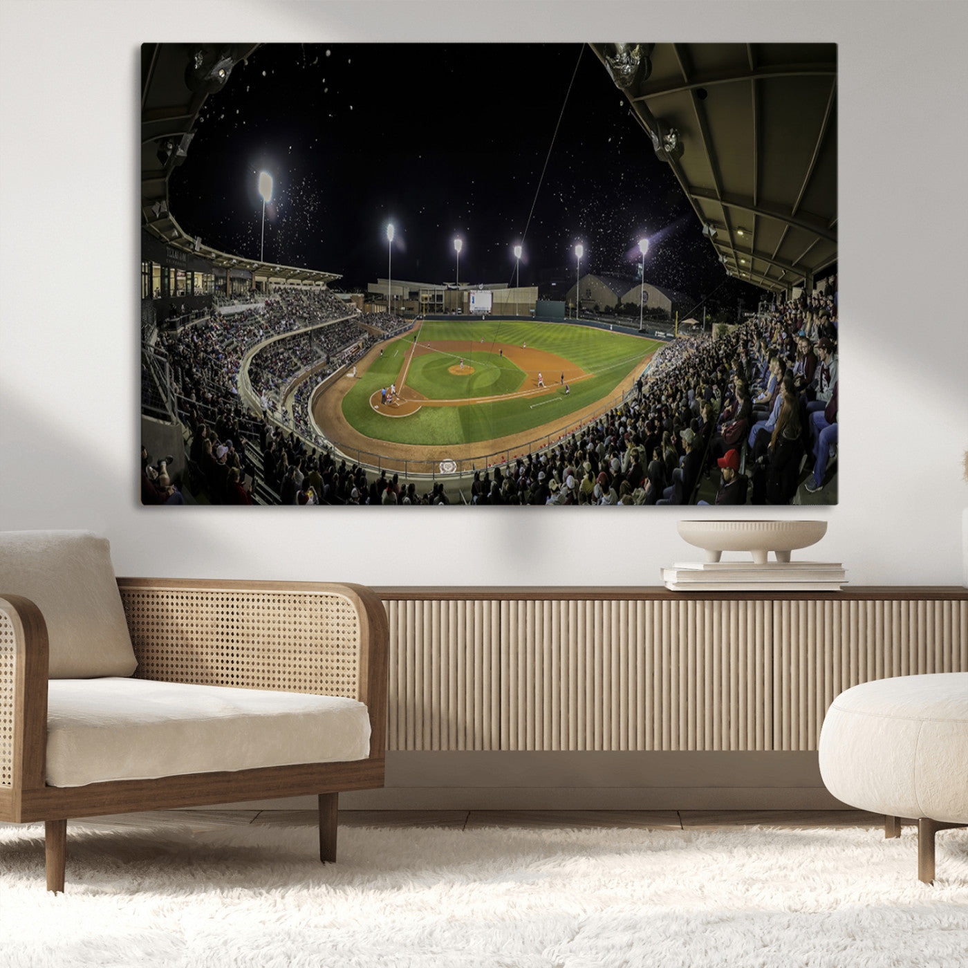 10262-MGV-CV-36X24-Olsen Field at Blue Bell Park - Texas A&M Aggies Baseball Stadium Wall Art Canvas Print