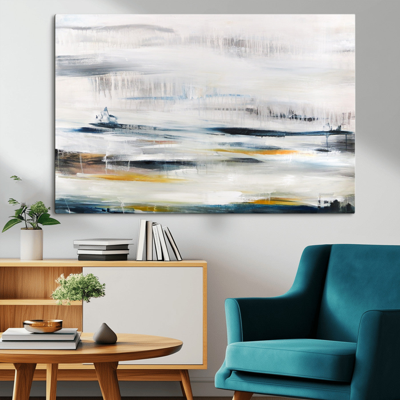 74932-MGV-CV-36X24-Soft Color Abstract Canvas Print