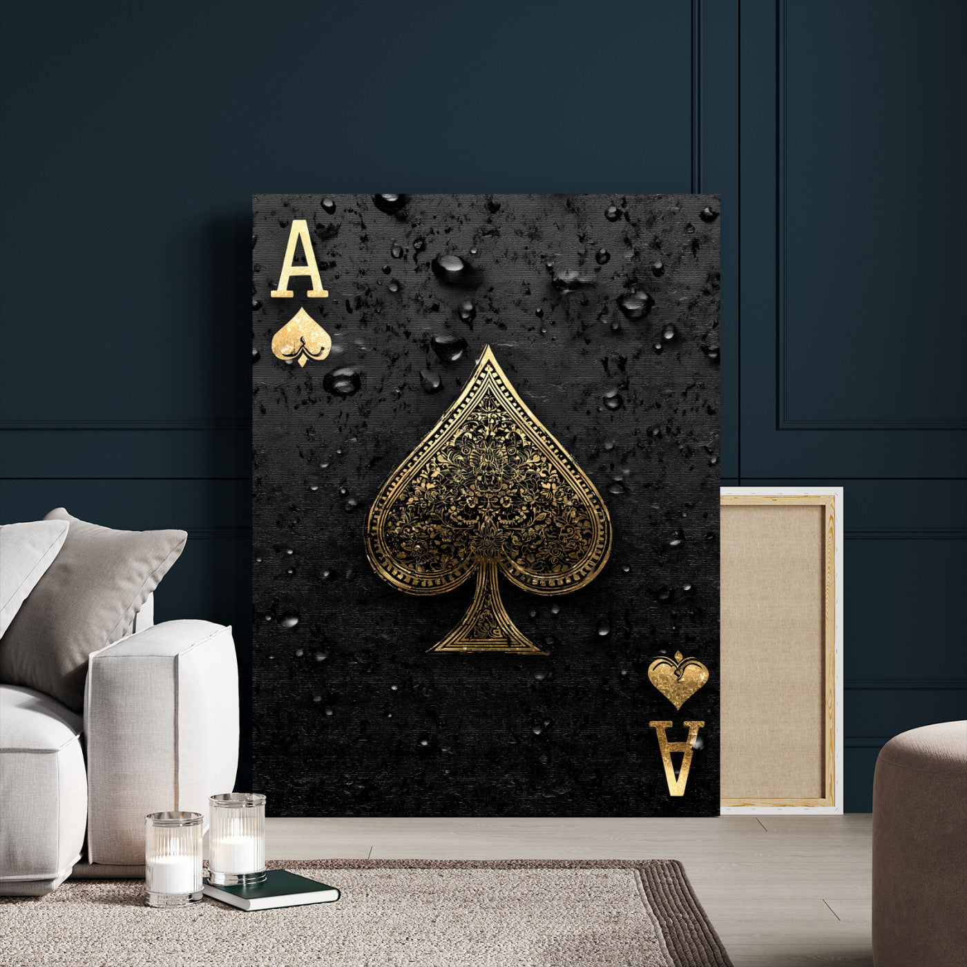 85998187-MGV-CV-24X36 - Game Card Wall Art Canvas Print