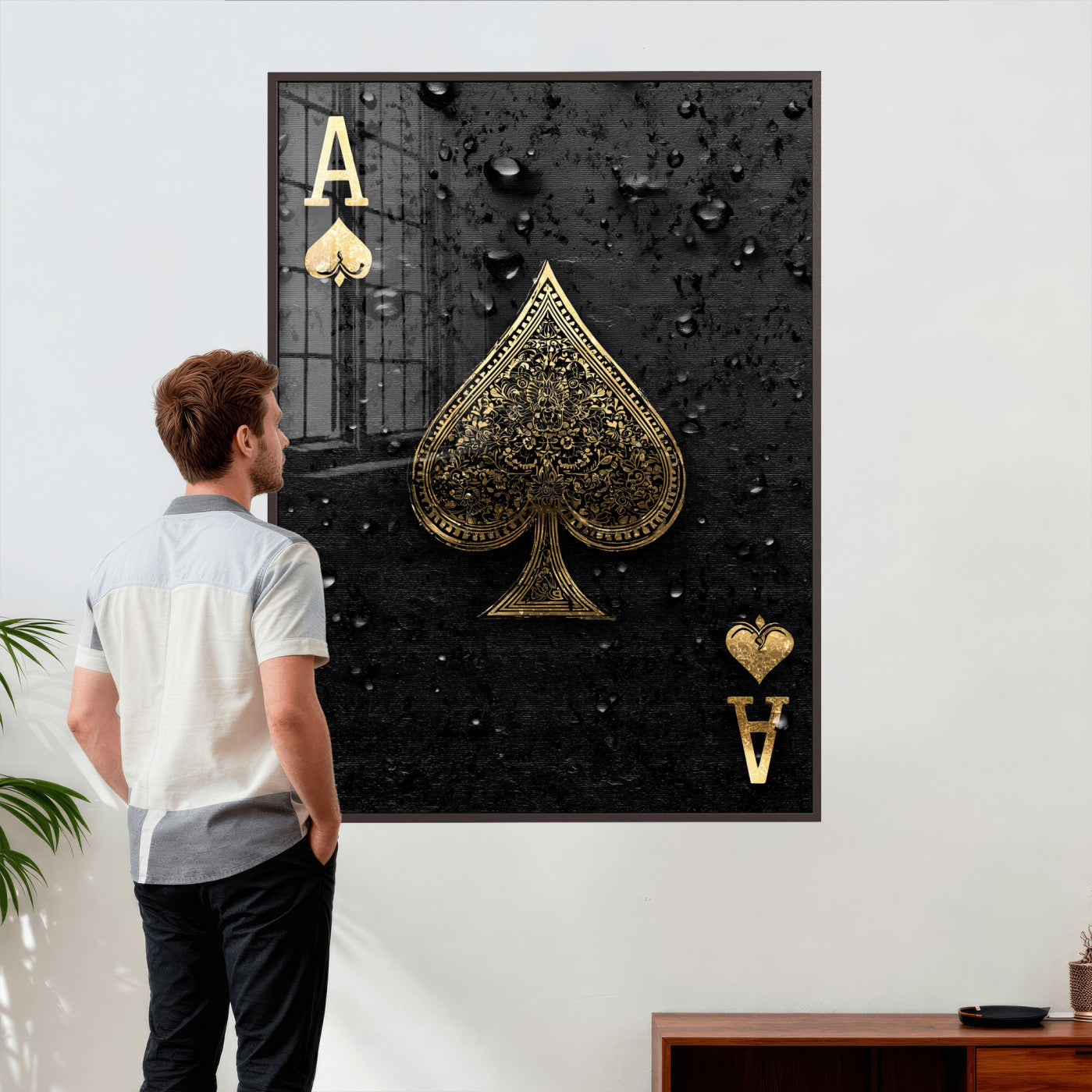 85998187-MGV-CV-24X36 - Game Card Wall Art Canvas Print