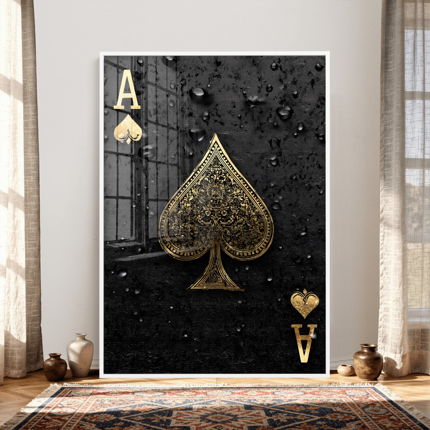 85998187-MGV-CV-24X36 - Game Card Wall Art Canvas Print