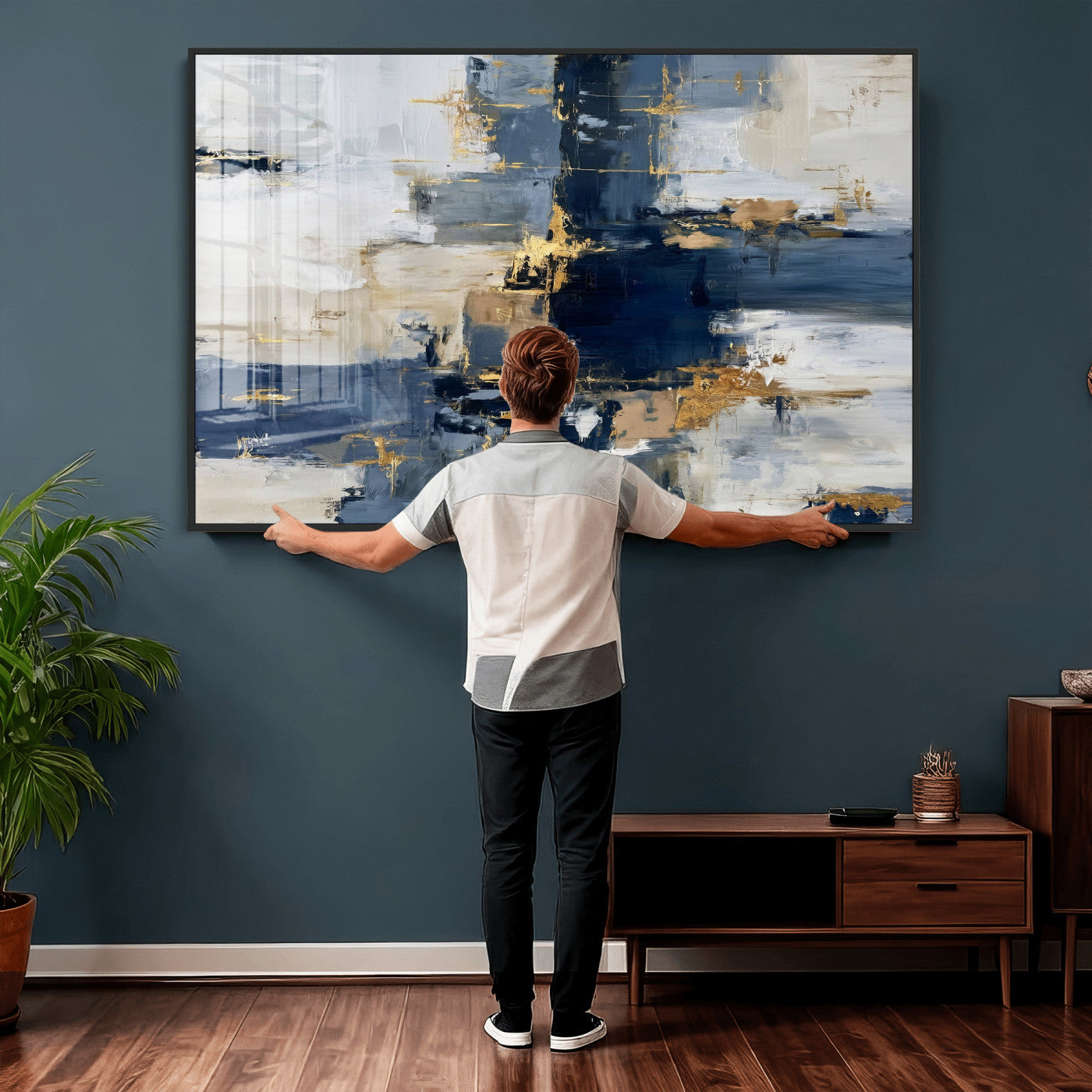57128767-MGV-CV-36X24 - Abstract Wall Art Canvas Print
