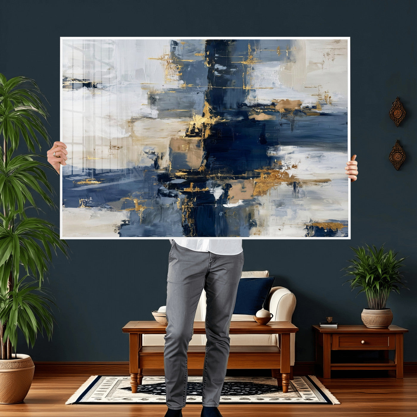 57128767-MGV-CV-36X24 - Abstract Wall Art Canvas Print