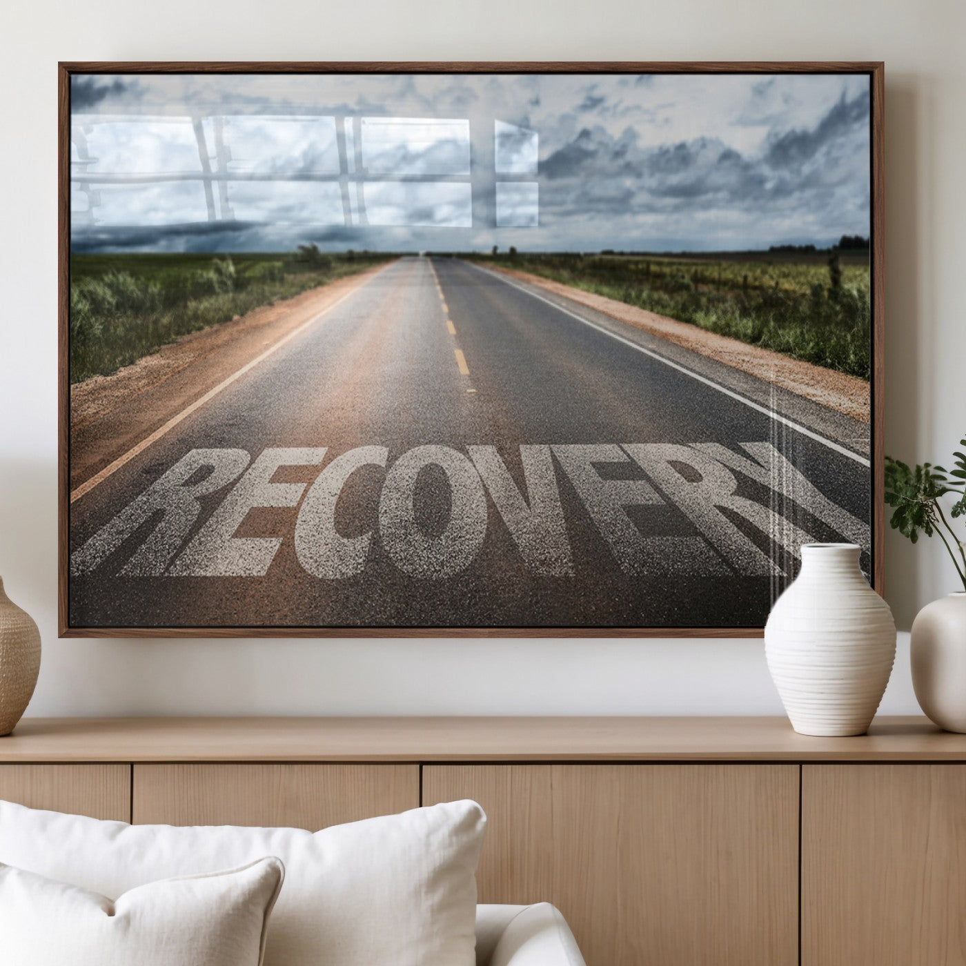 50743-MGV-FP-36X24-3P_Walnut-Recovery Road Wall Art Canvas Print