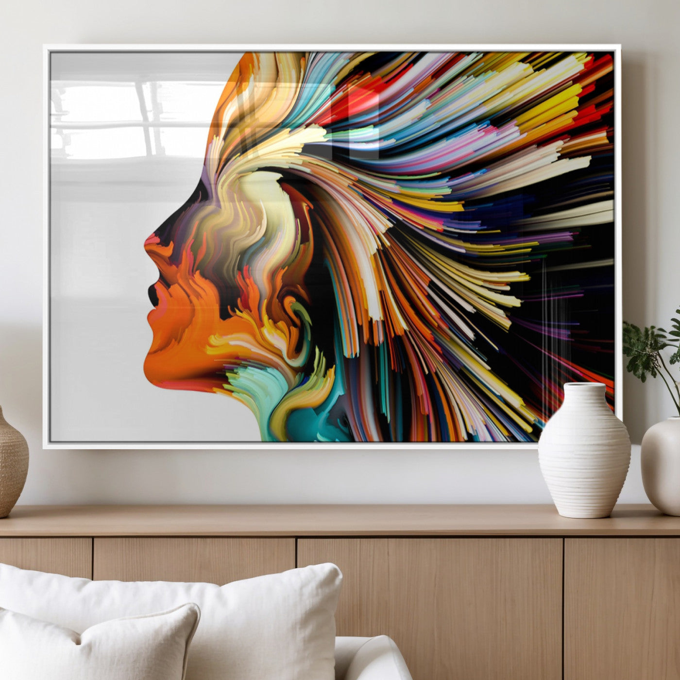 76813-MGV-FP-36X24-3P_White-Profile Colors Canvas Print