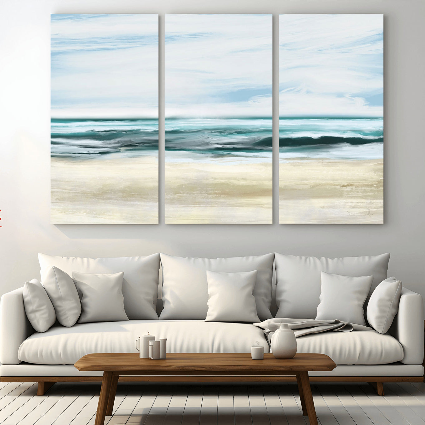 96301-MGV-CV-36X24-Ocean Abstract Wall Art Canvas Print