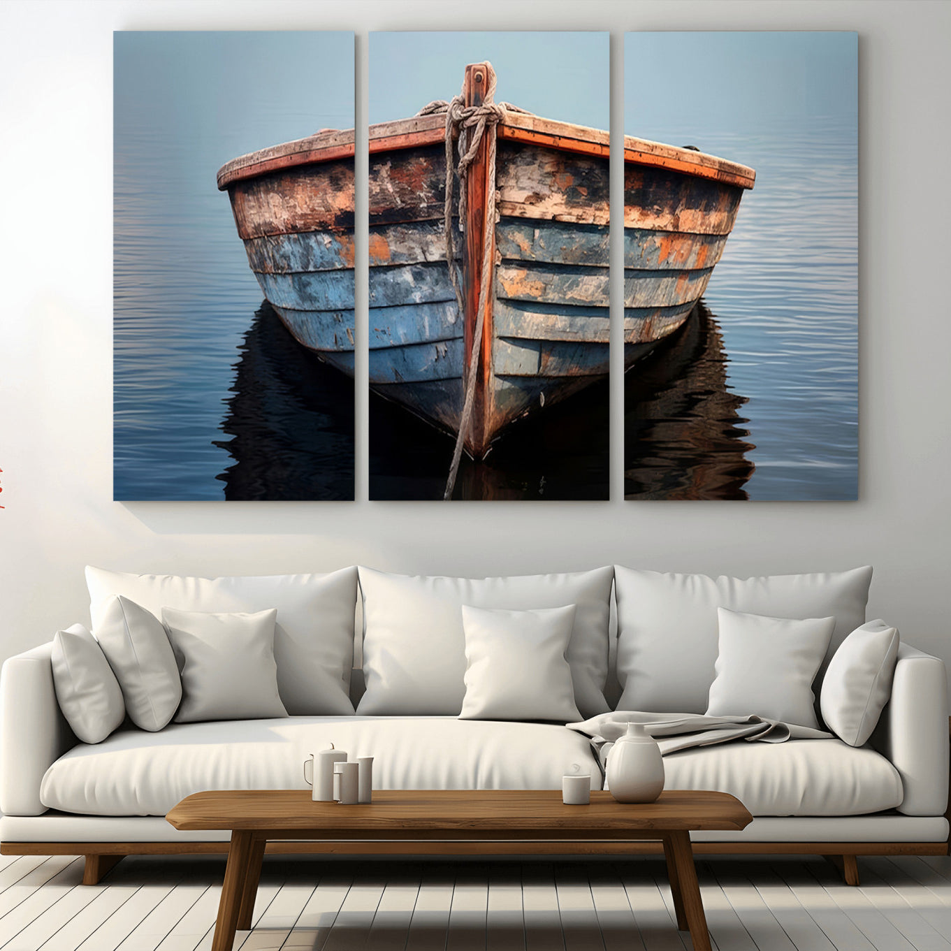 -Stunning Vintage Boat Canvas Print | Nautical Wall