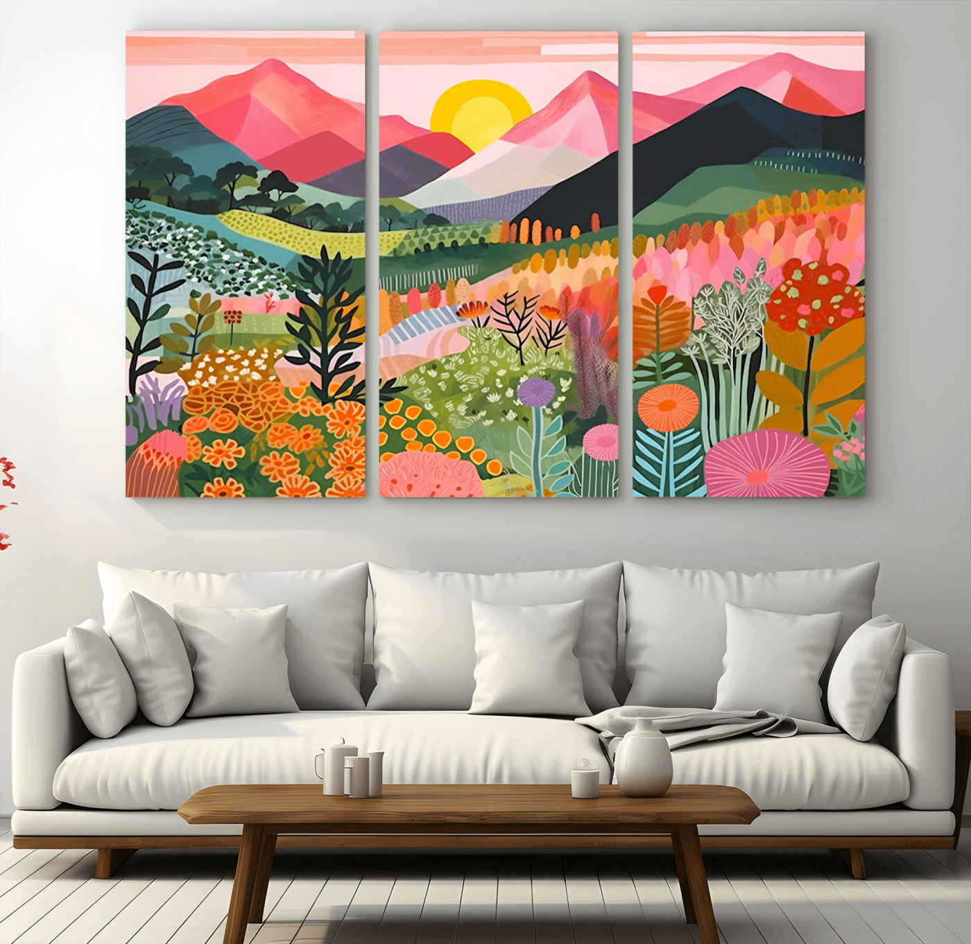 36236-MGV-CV-36X24-Yayoi Kusama 1986 Wall Art Print – Yayoi Kusama Wabi Sabi Japanese Wall Art Print - Vibrant Abstract