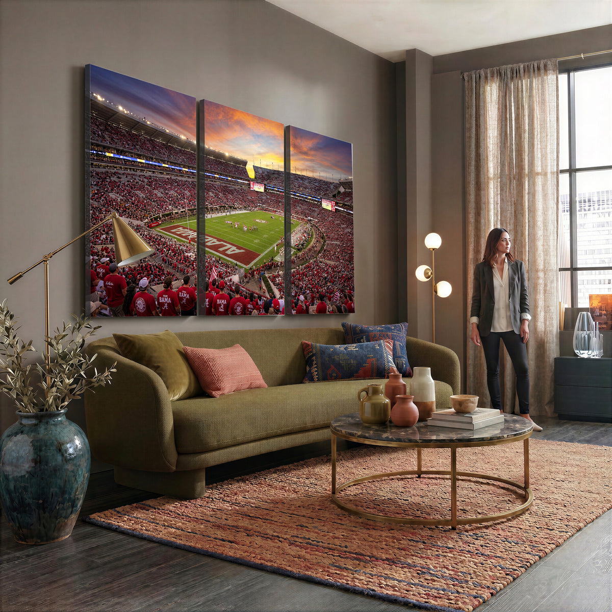 41995919-MGV-CV-36X24 - Stadium Wall Art Canvas Print