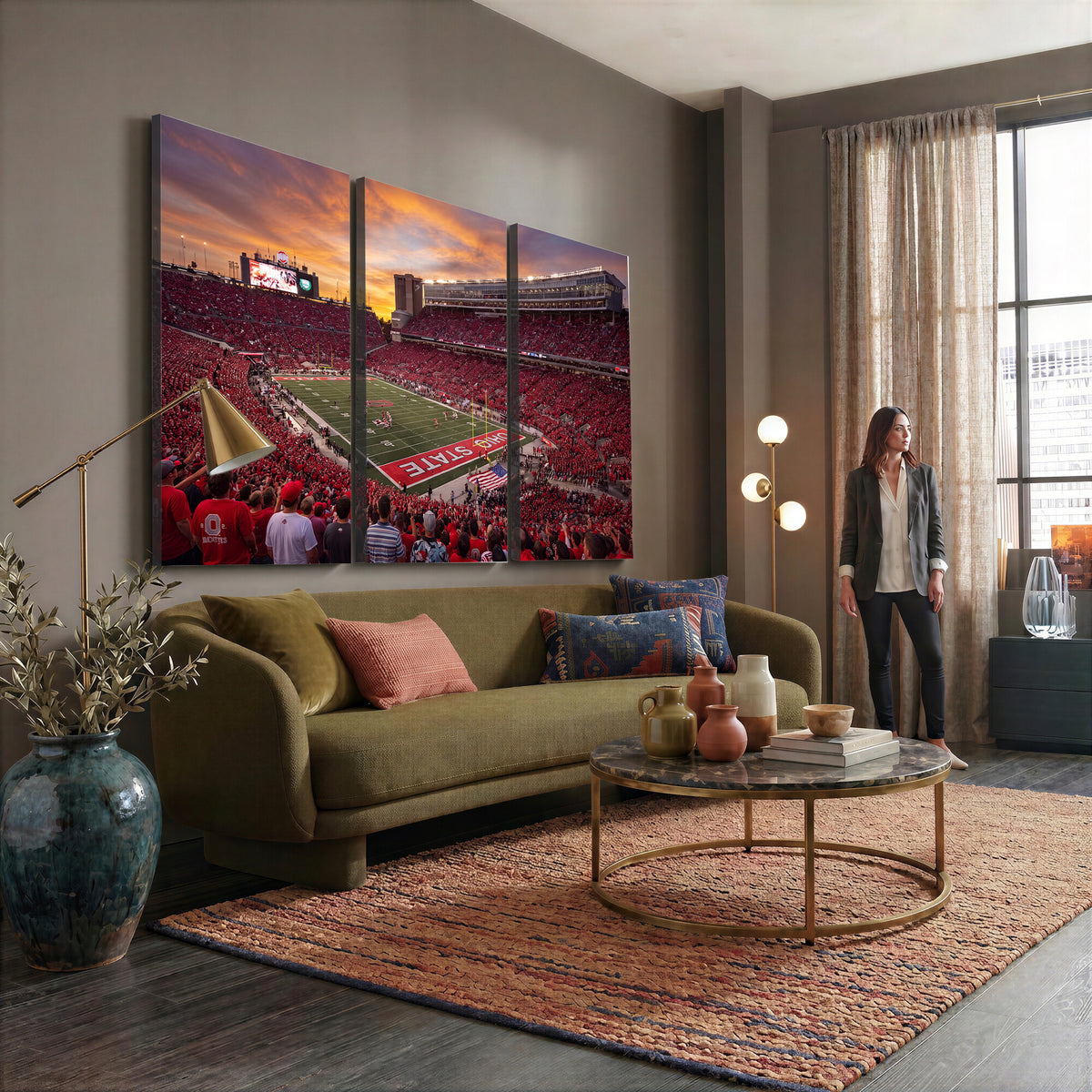 36125328-MGV-CV-36X24 - Stadium Wall Art Canvas Print