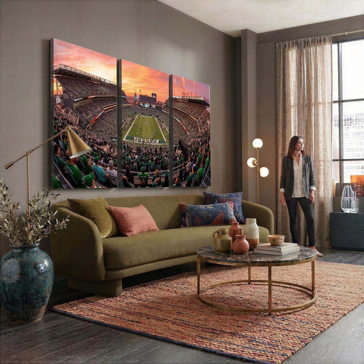 24458374-MGV-CV-36X24 - Stadium Wall Art Canvas Print