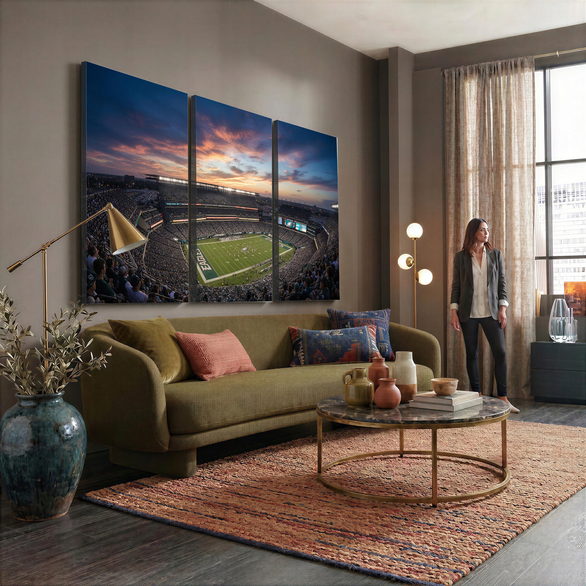 59208973-MGV-CV-36X24 - Stadium Wall Art Canvas Print