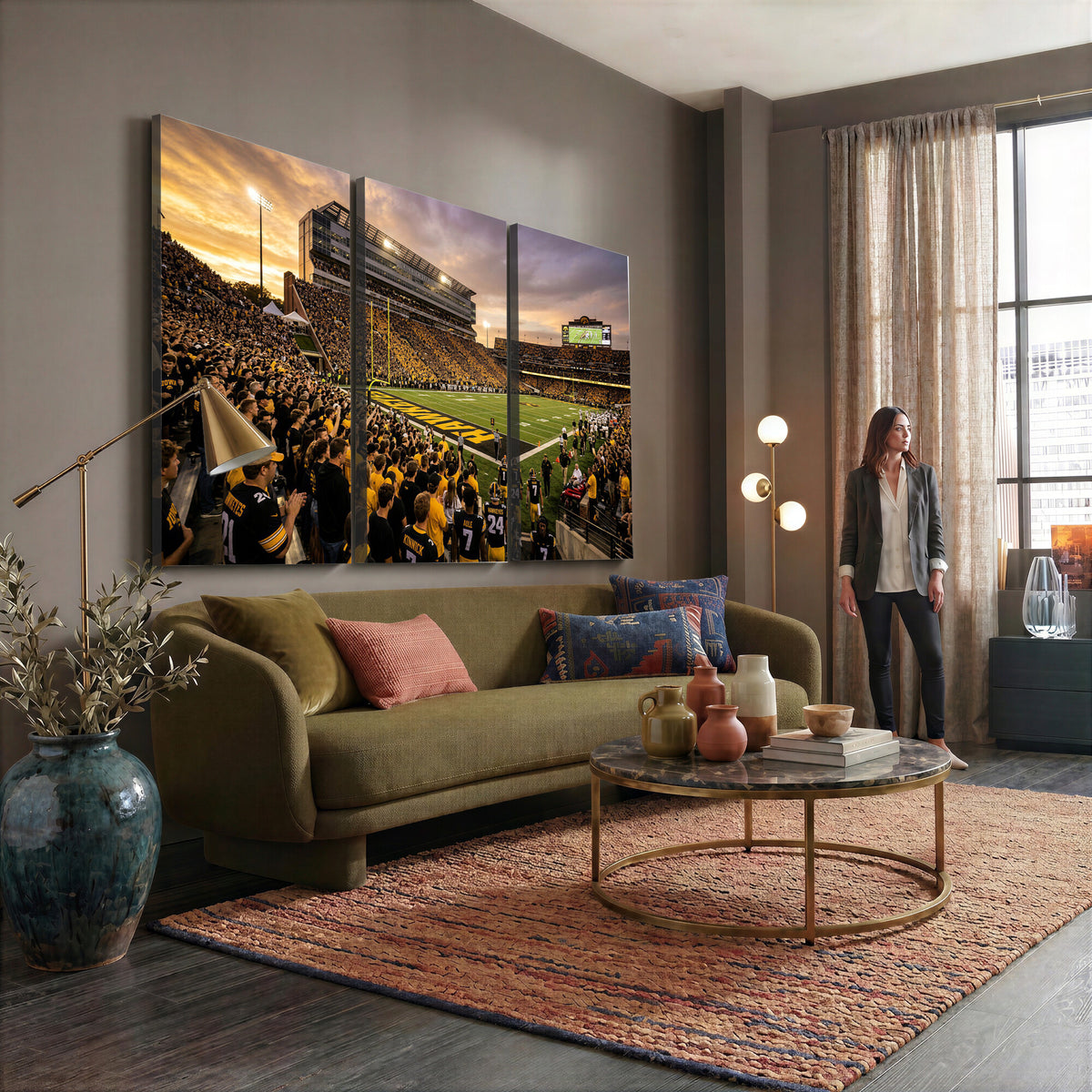 60847729-MGV-CV-36X24 - Stadium Wall Art Canvas Print