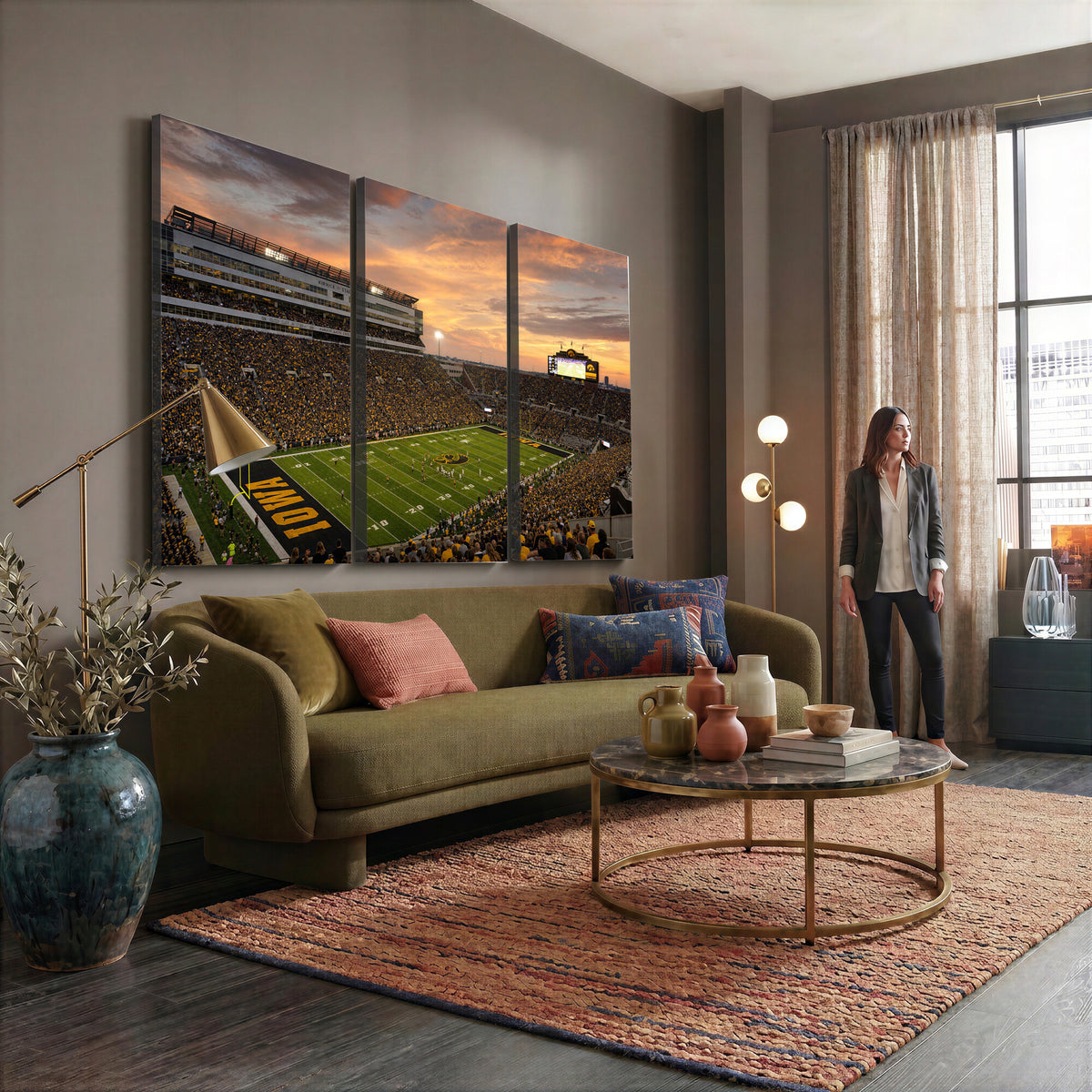 84993181-MGV-CV-36X24 - Stadium Wall Art Canvas Print