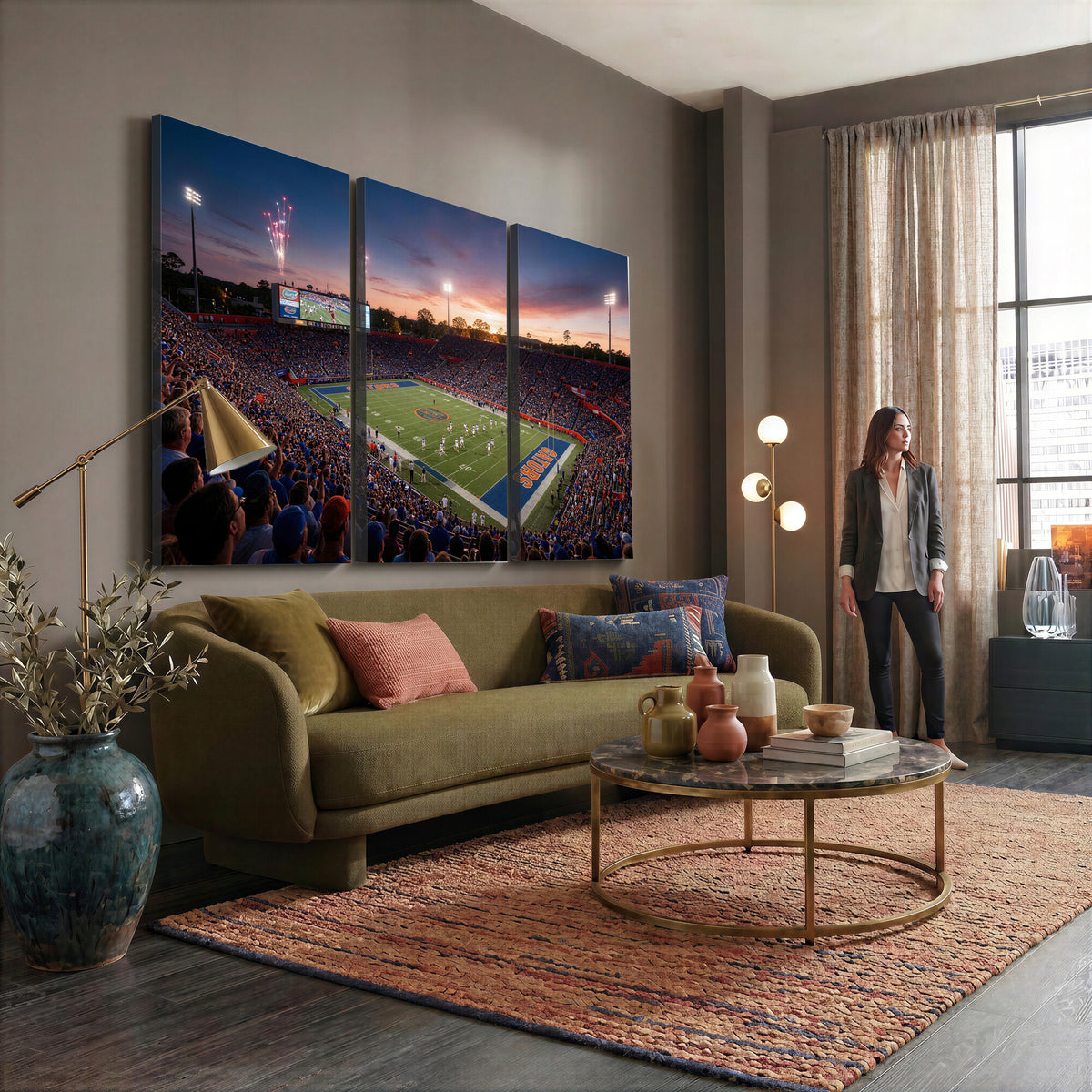 42817292-MGV-CV-36X24 - Stadium Wall Art Canvas Print
