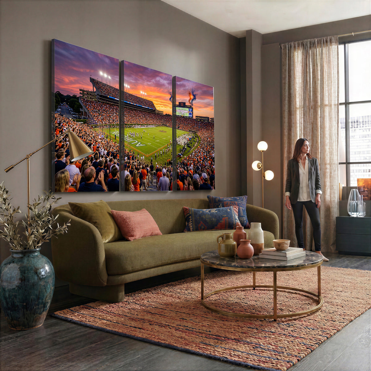 77756715-MGV-CV-36X24 - Stadium Wall Art Canvas Print