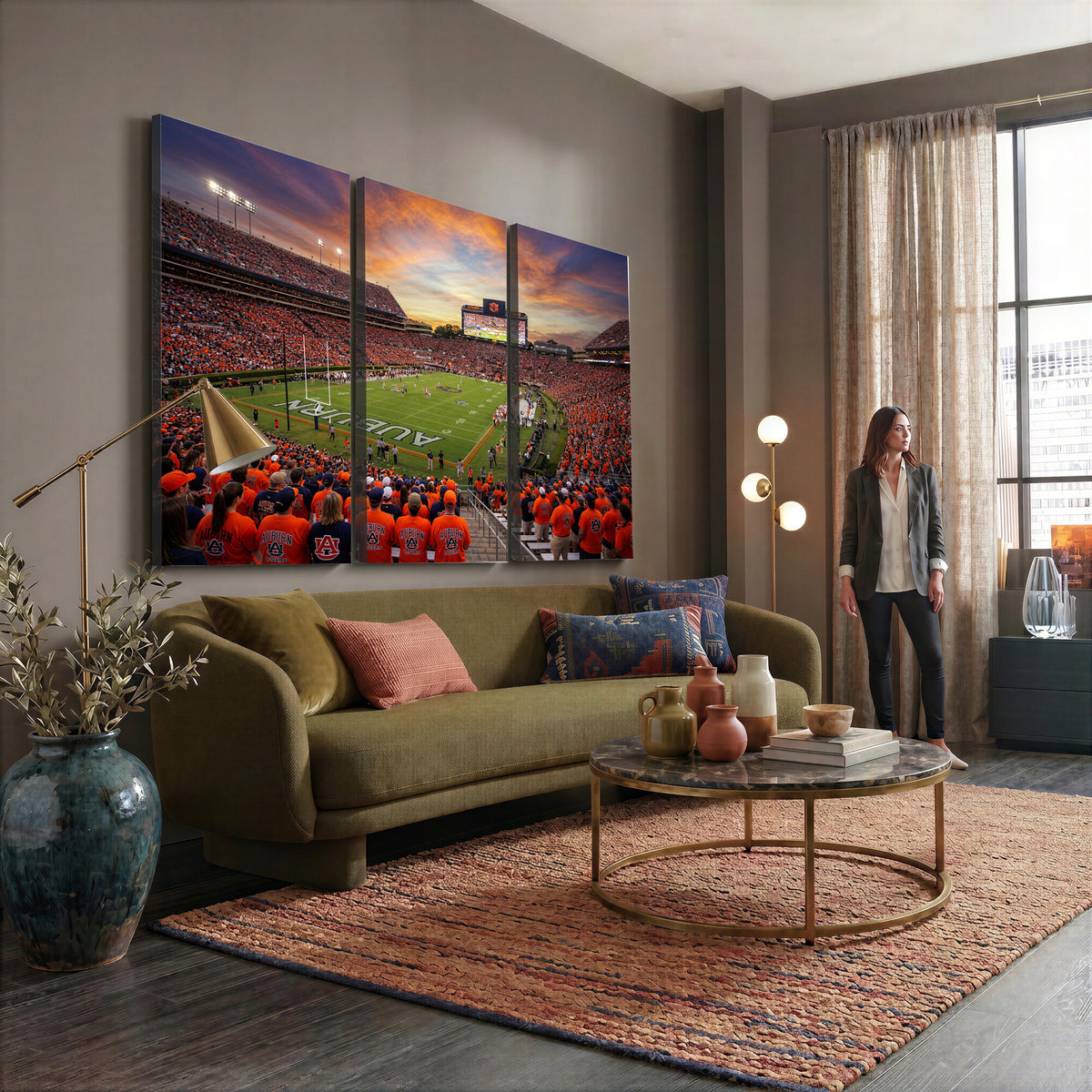 46347891-MGV-CV-36X24 - Stadium Wall Art Canvas Print