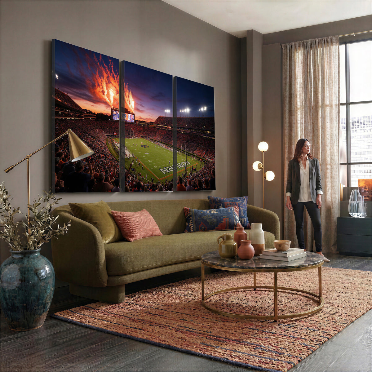 30686080-MGV-CV-36X24 - Stadium Wall Art Canvas Print