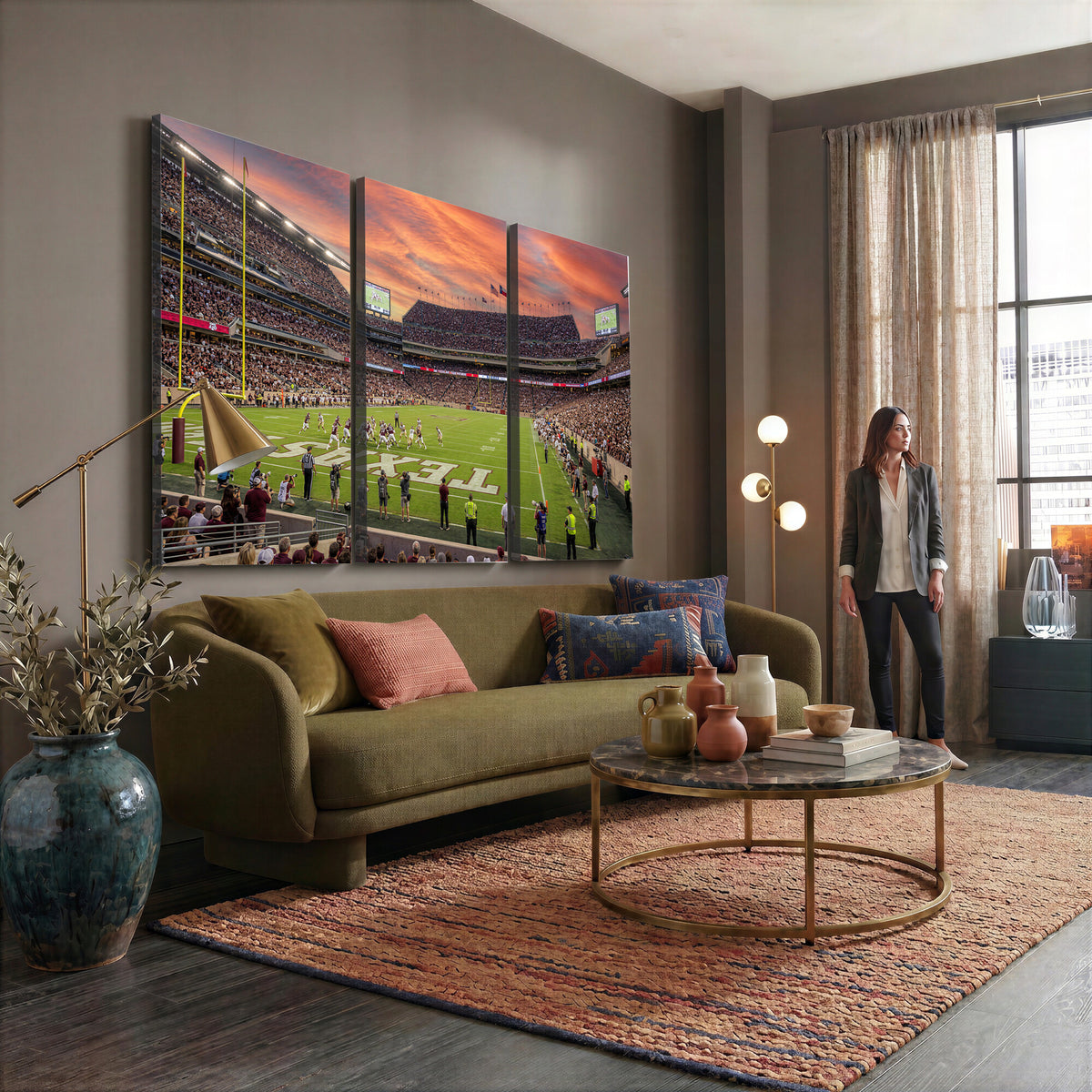 80055809-MGV-CV-36X24 - Stadium Wall Art Canvas Print