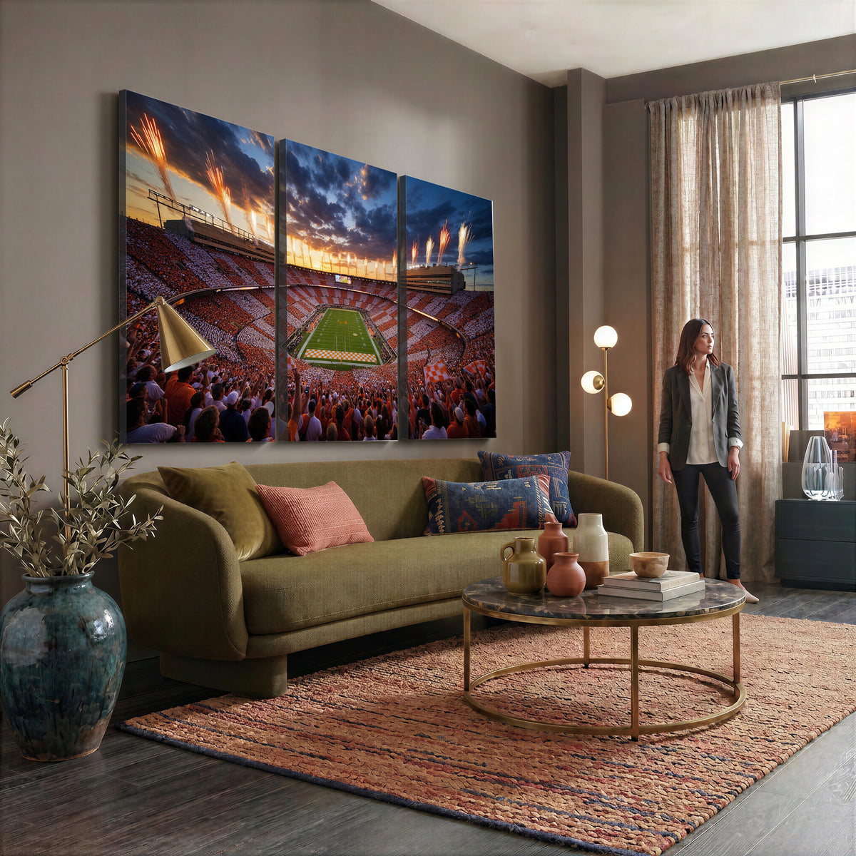 29672818-MGV-CV-36X24 - Stadium Wall Art Canvas Print