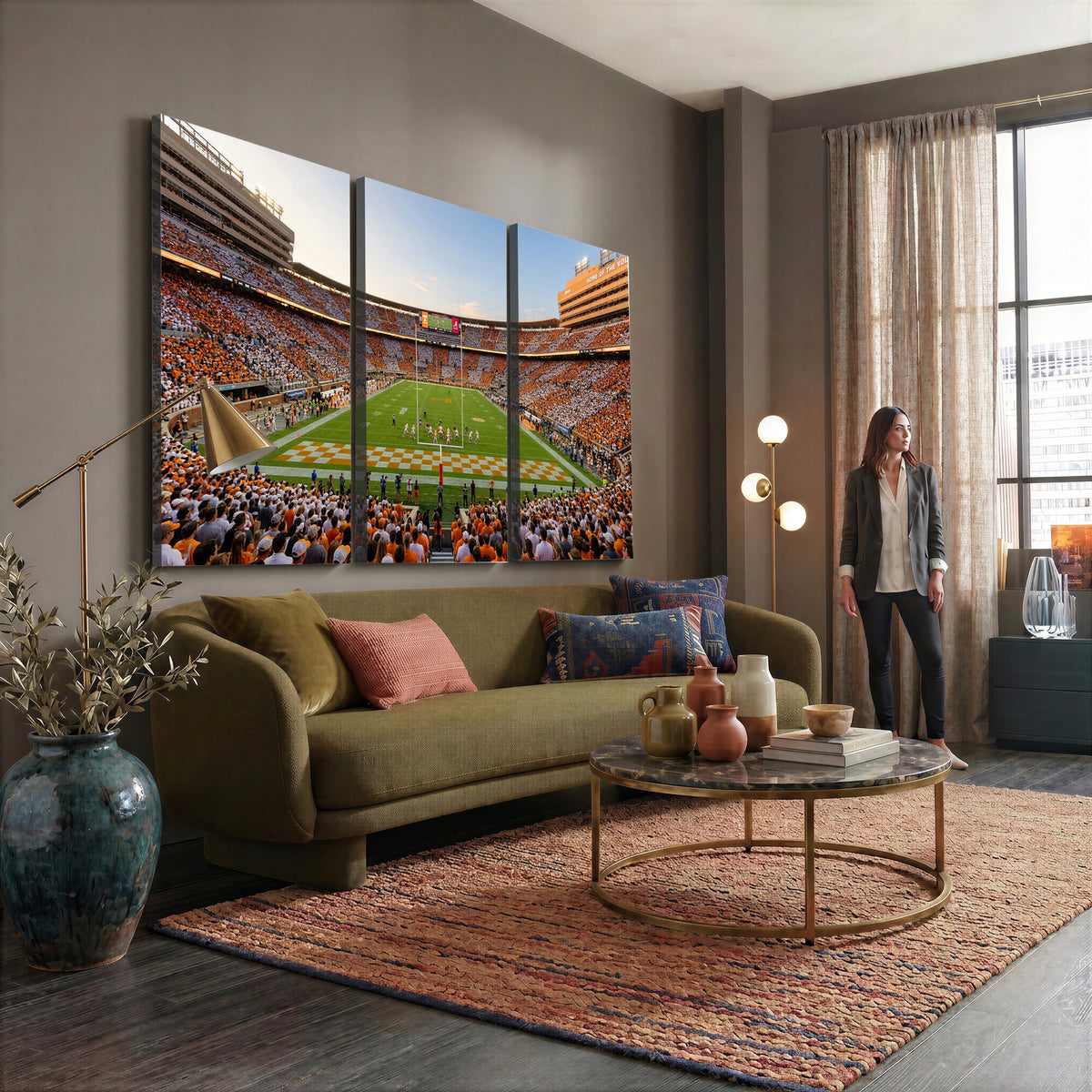 74509135-MGV-CV-36X24 - Stadium Wall Art Canvas Print