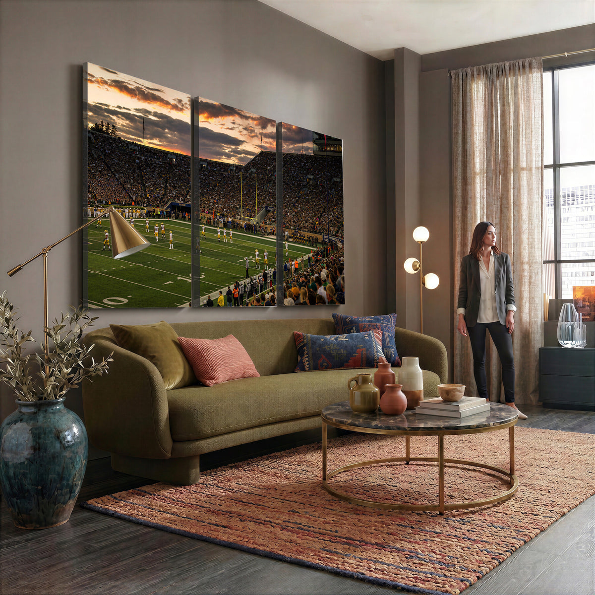 17703678-MGV-CV-36X24 - Stadium Wall Art Canvas Print