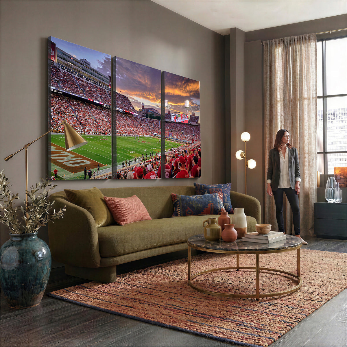 47794729-MGV-CV-36X24 - Stadium Wall Art Canvas Print