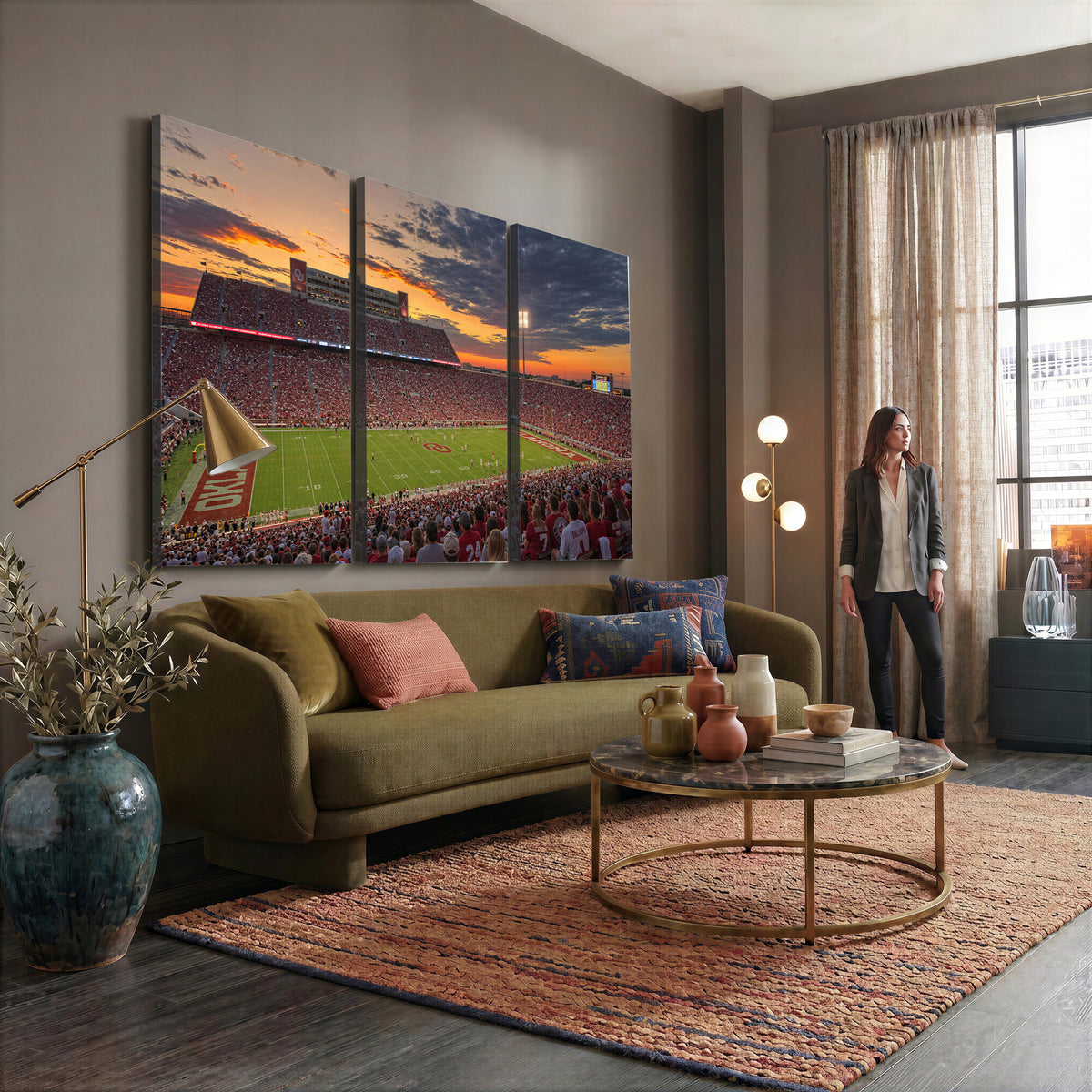 75444407-MGV-CV-36X24 - Stadium Wall Art Canvas Print