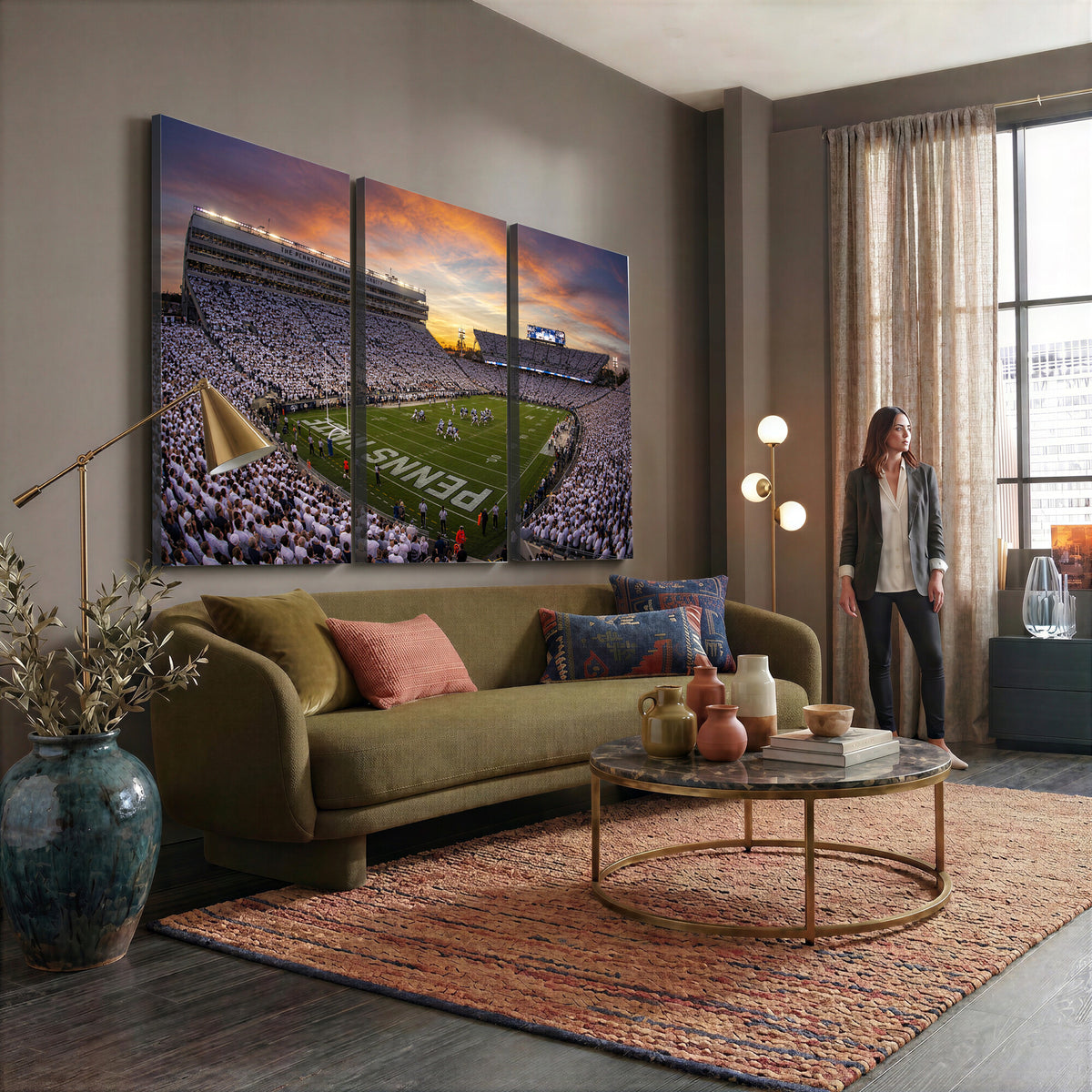 37485833-MGV-CV-36X24 - Stadium Wall Art Canvas Print