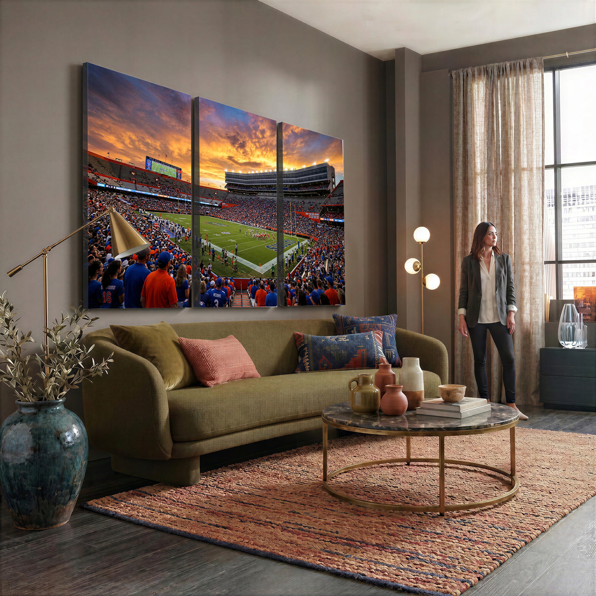 23829865-MGV-CV-36X24 - Stadium Wall Art Canvas Print