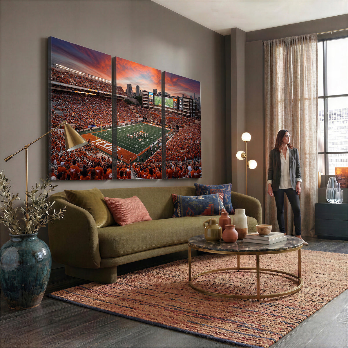 68564193-MGV-CV-36X24 - Stadium Wall Art Canvas Print