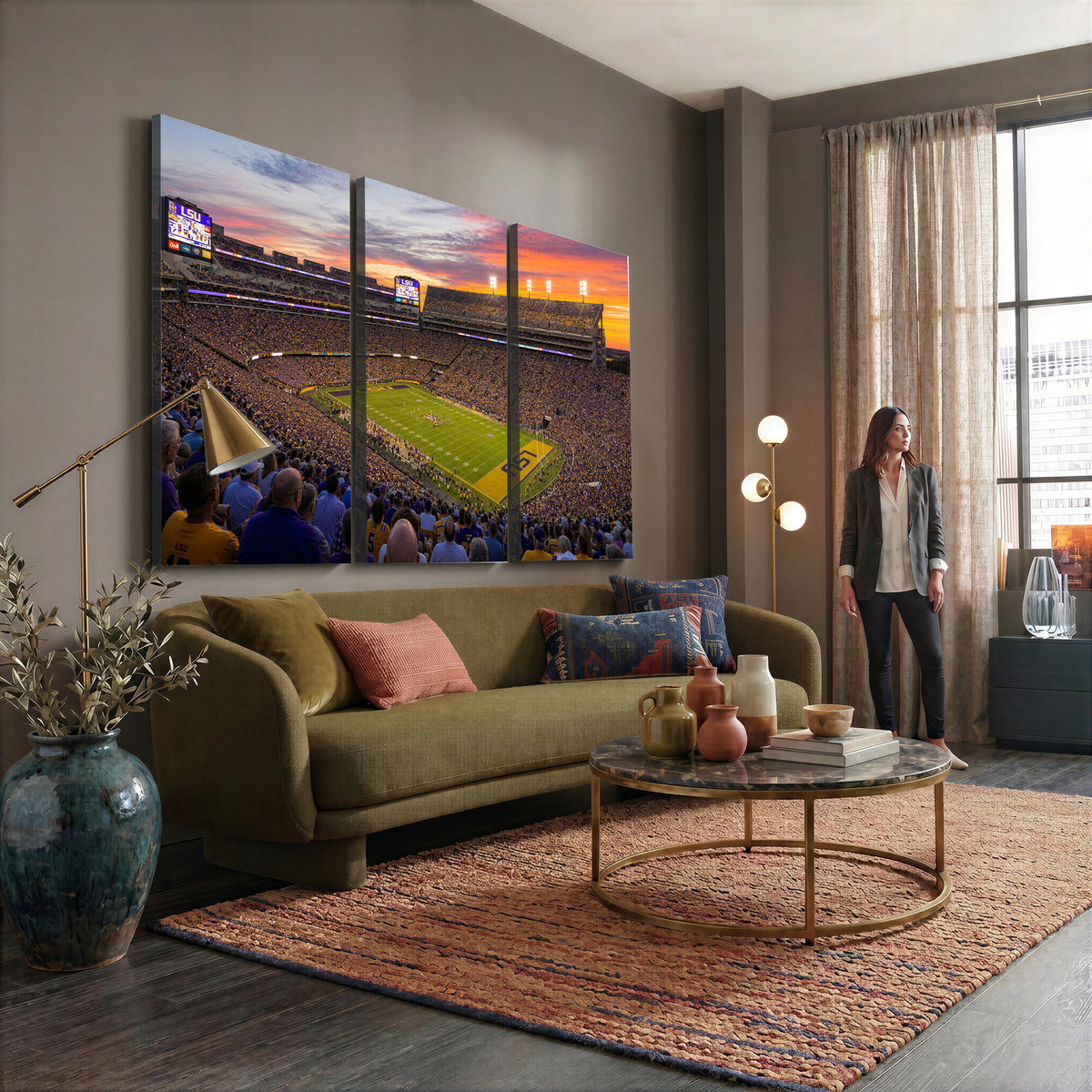 91303167-MGV-CV-36X24 - Stadium Wall Art Canvas Print
