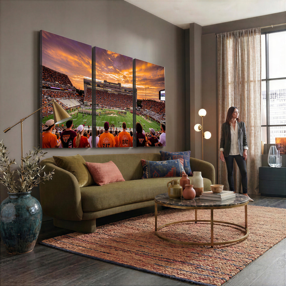 25873880-MGV-CV-36X24 - Stadium Wall Art Canvas Print