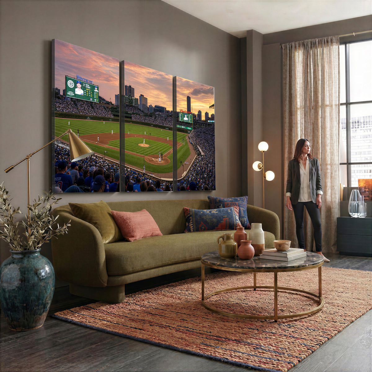 41641466-MGV-CV-36X24 - Stadium Wall Art Canvas Print