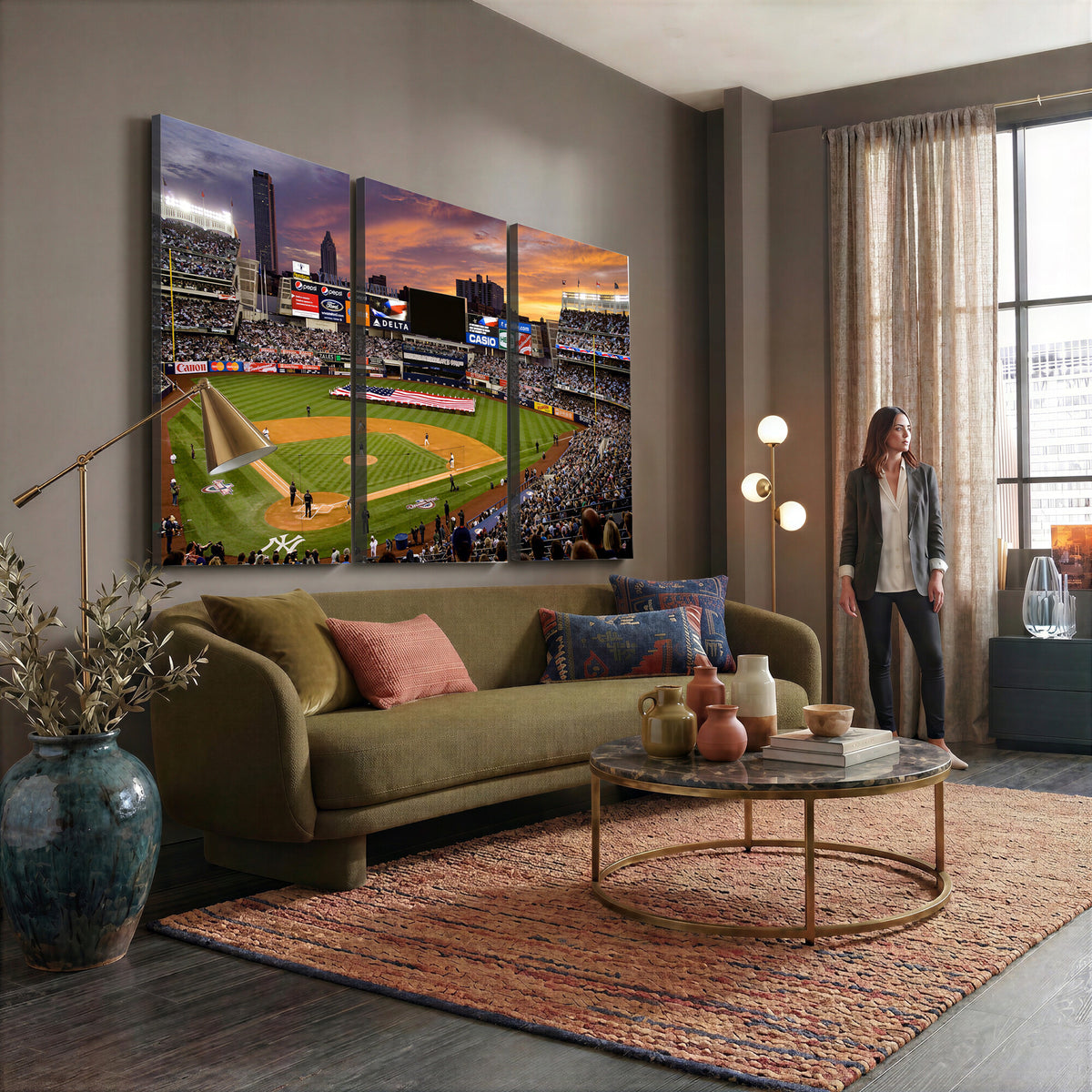 39000124-MGV-CV-36X24 - Stadium Wall Art Canvas Print