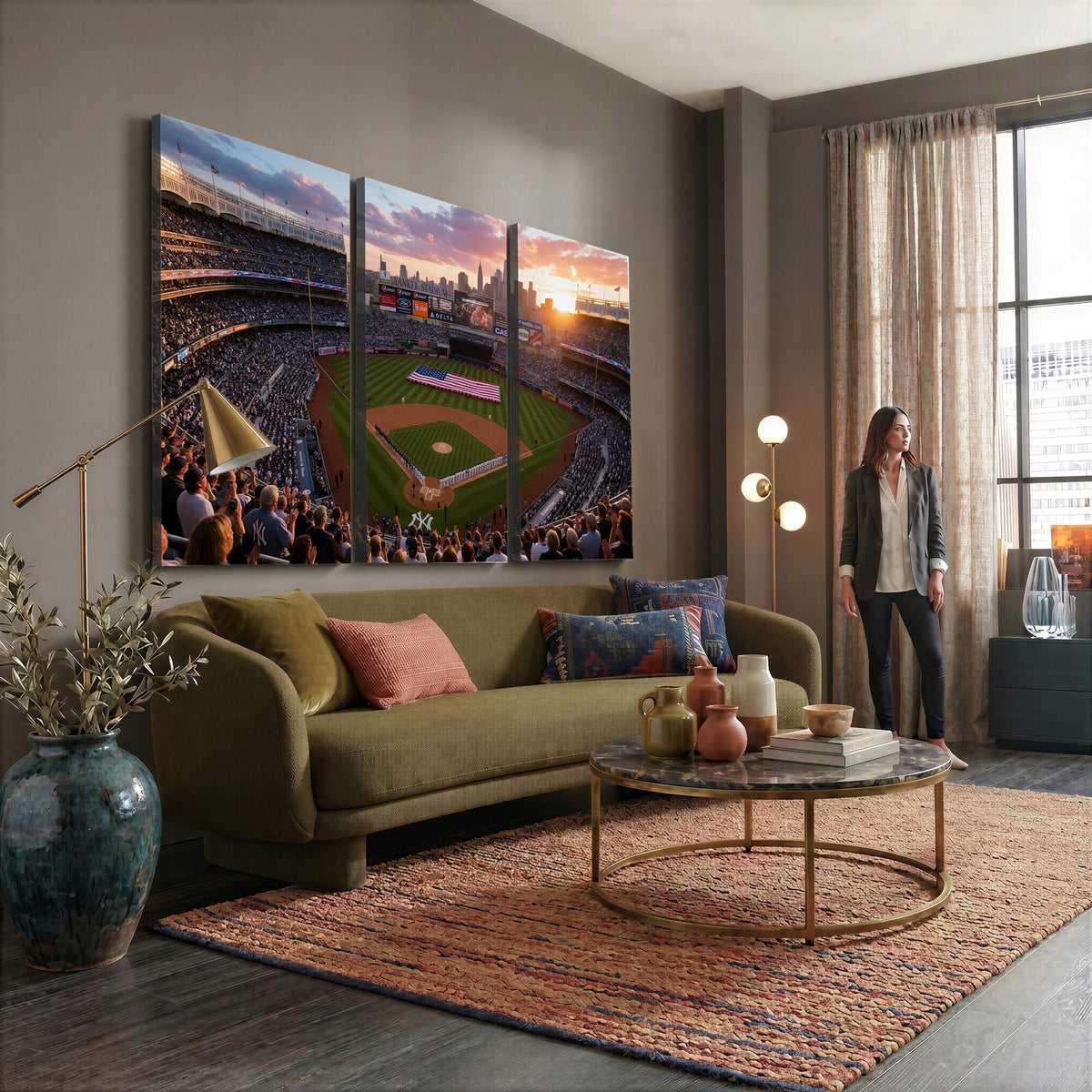 43632742-MGV-CV-36X24 - Stadium Wall Art Canvas Print