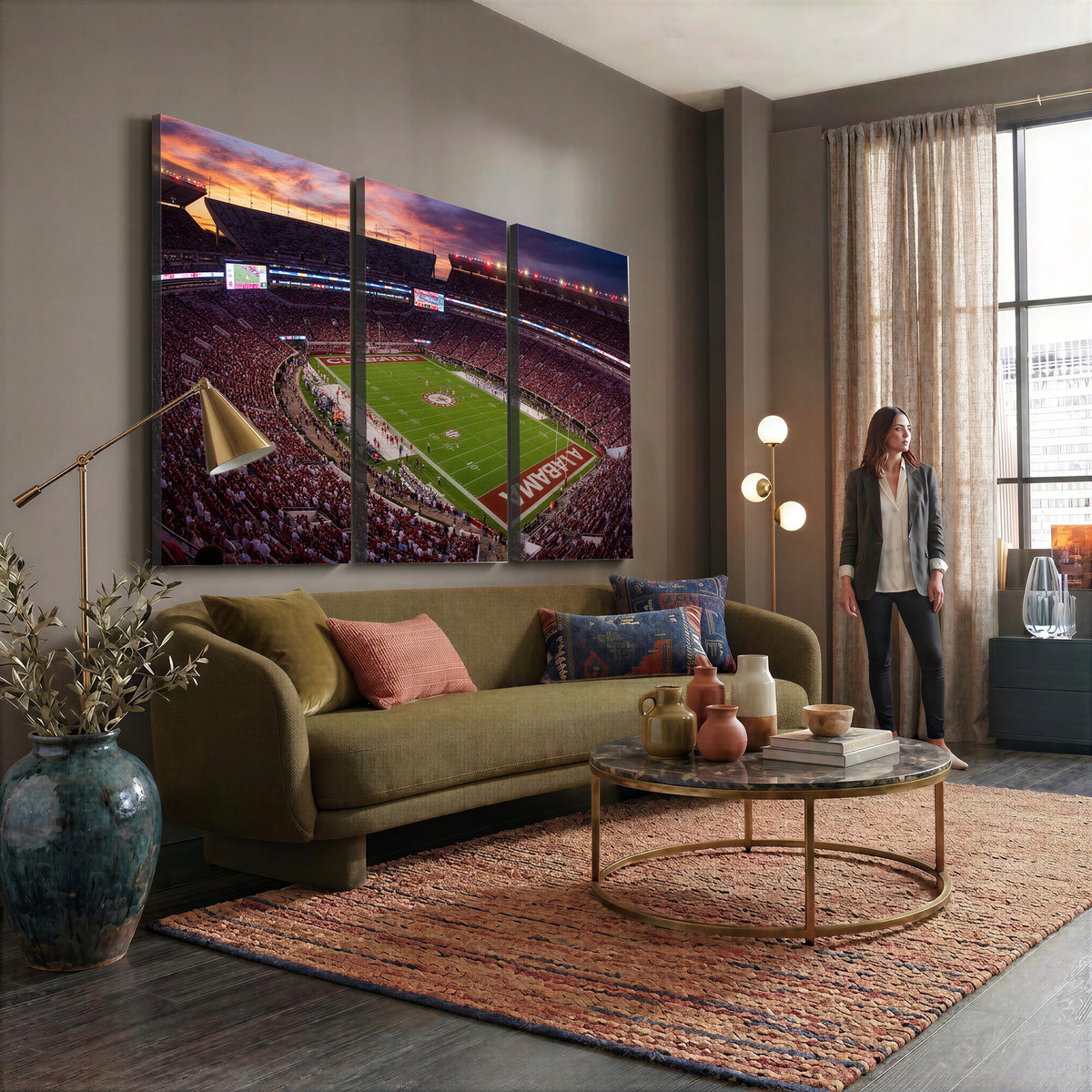 59537492-MGV-CV-36X24 - Stadium Wall Art Canvas Print