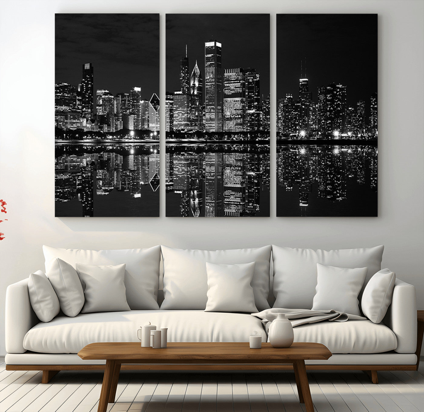 15050-MGV-CV-48X32-3P-Chicago Wall Art Canvas Print