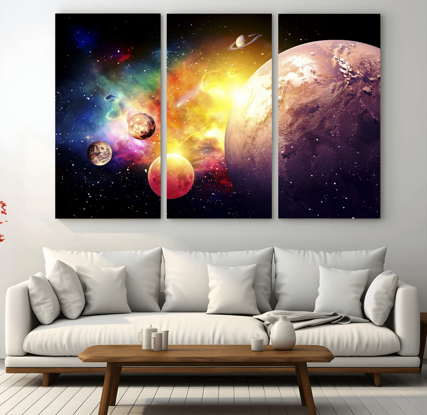 51843-MGV-CV-36X24-Space and Galaxy Canvas Print