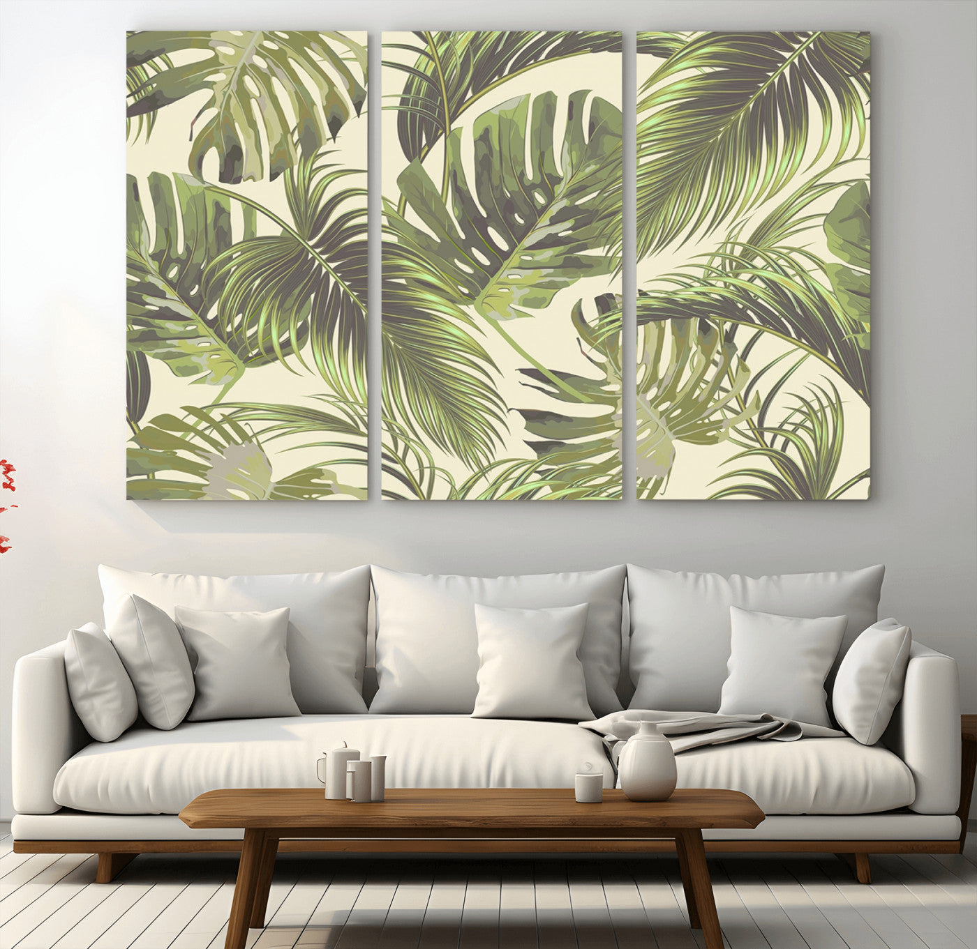 -Palm Leaves Canvas Print