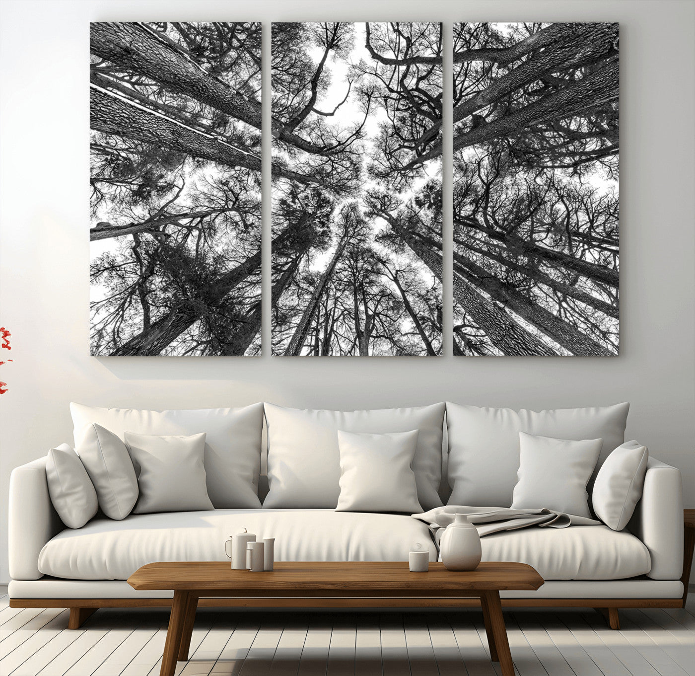 -Trees Contemporary Art Canvas Print