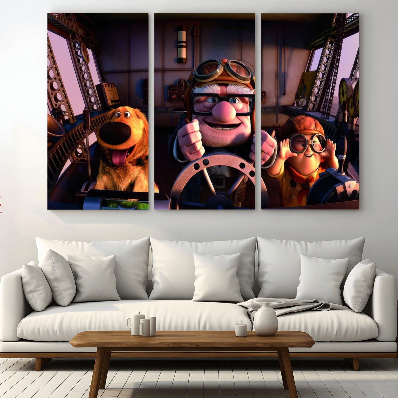 -Carl Russel And Dog, Movie Up Poster, Movie Up Wall Art, Movie Up Poster Print, Carl